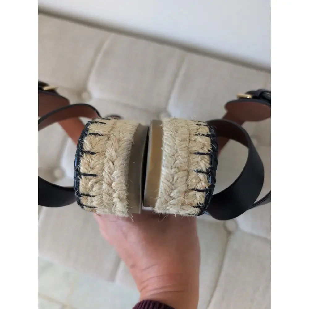 Valentino Garavani Studded Butterfly Suede Espadrilles size EU 39